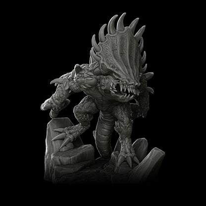 a black and white photo of a demonic creature