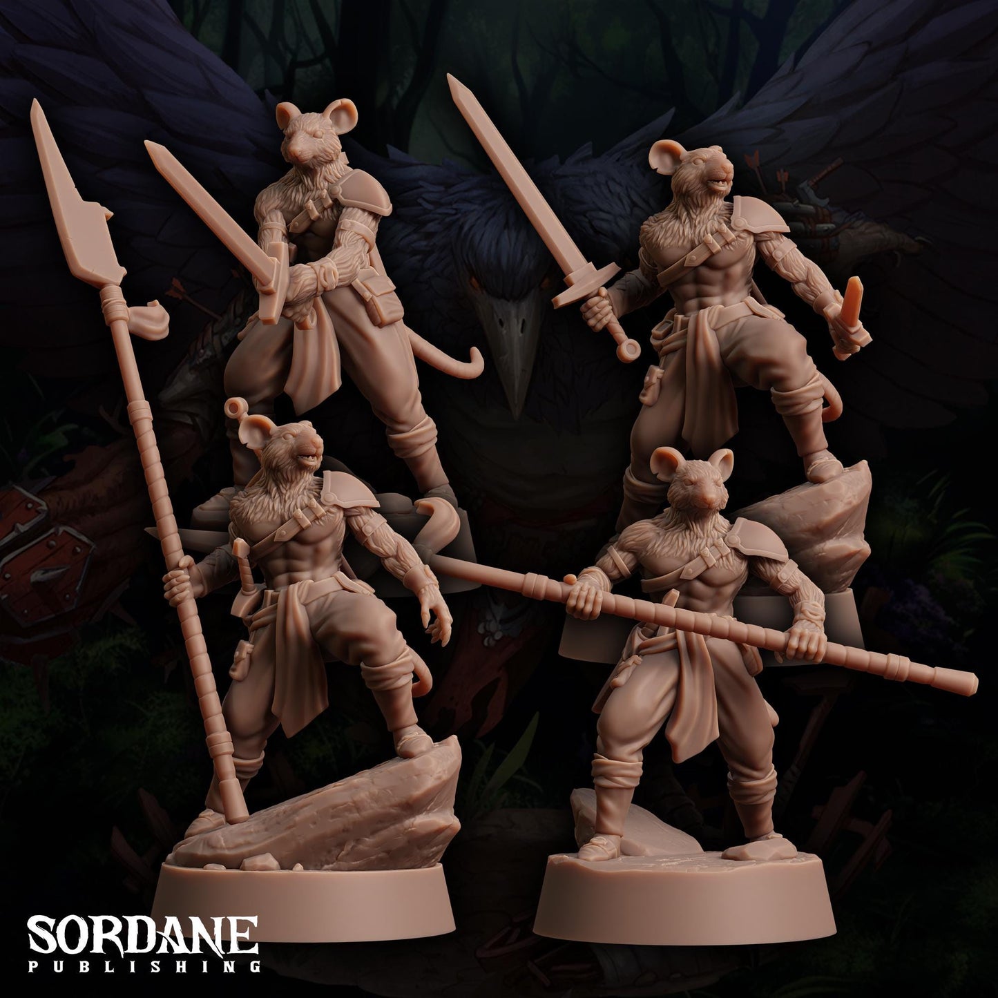 a couple of figurines of some sort