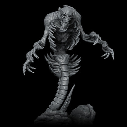 a stylized image of a creature with claws and claws