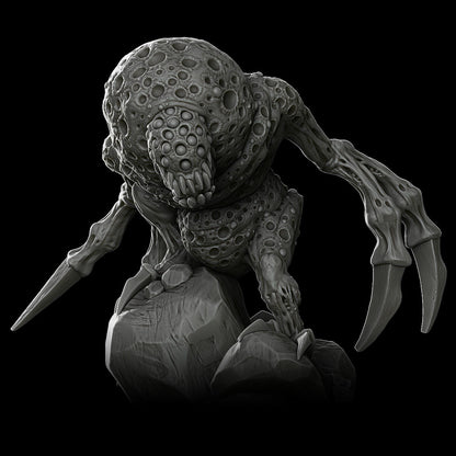 a stylized image of a creature on a black background