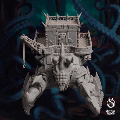 Pinnex Frigate | Massive Creature with Playable Interior and Exterior | DnD | Terrain | TTRPG | Fantasy | RPG | Tabletop | Spelljammer
