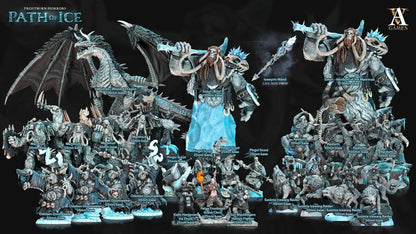 a bunch of different types of warhammers