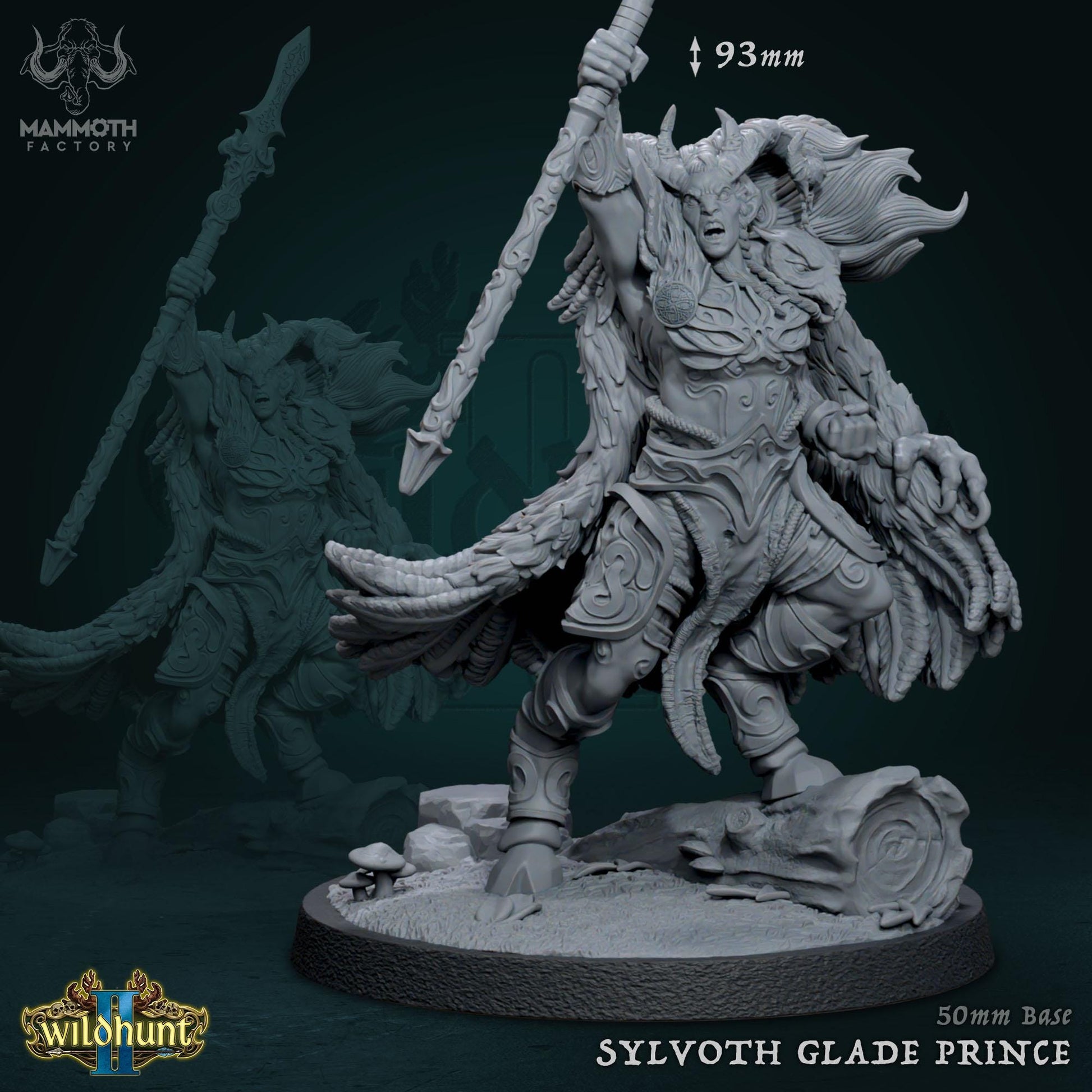 a statue of a demon holding a sword