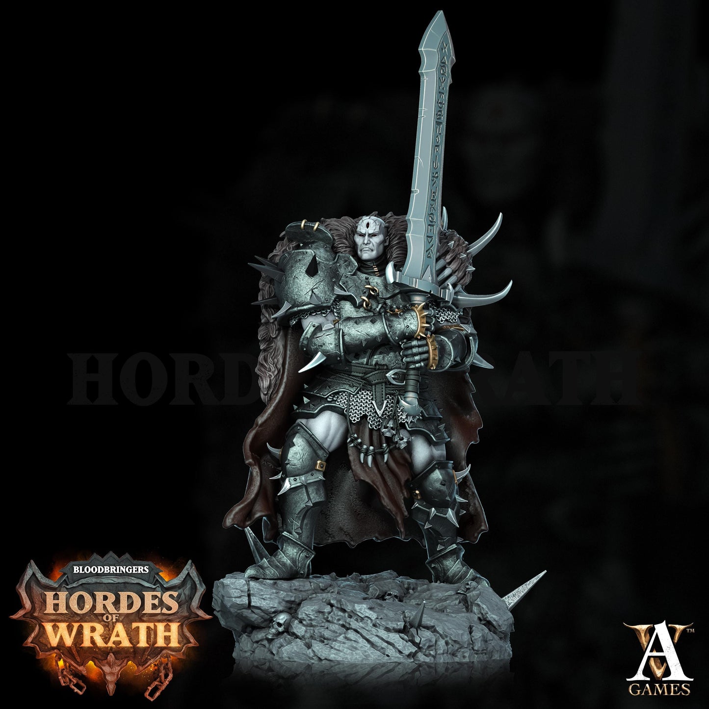 a statue of a knight with a sword