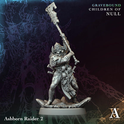 a statue of a man holding a giant axe