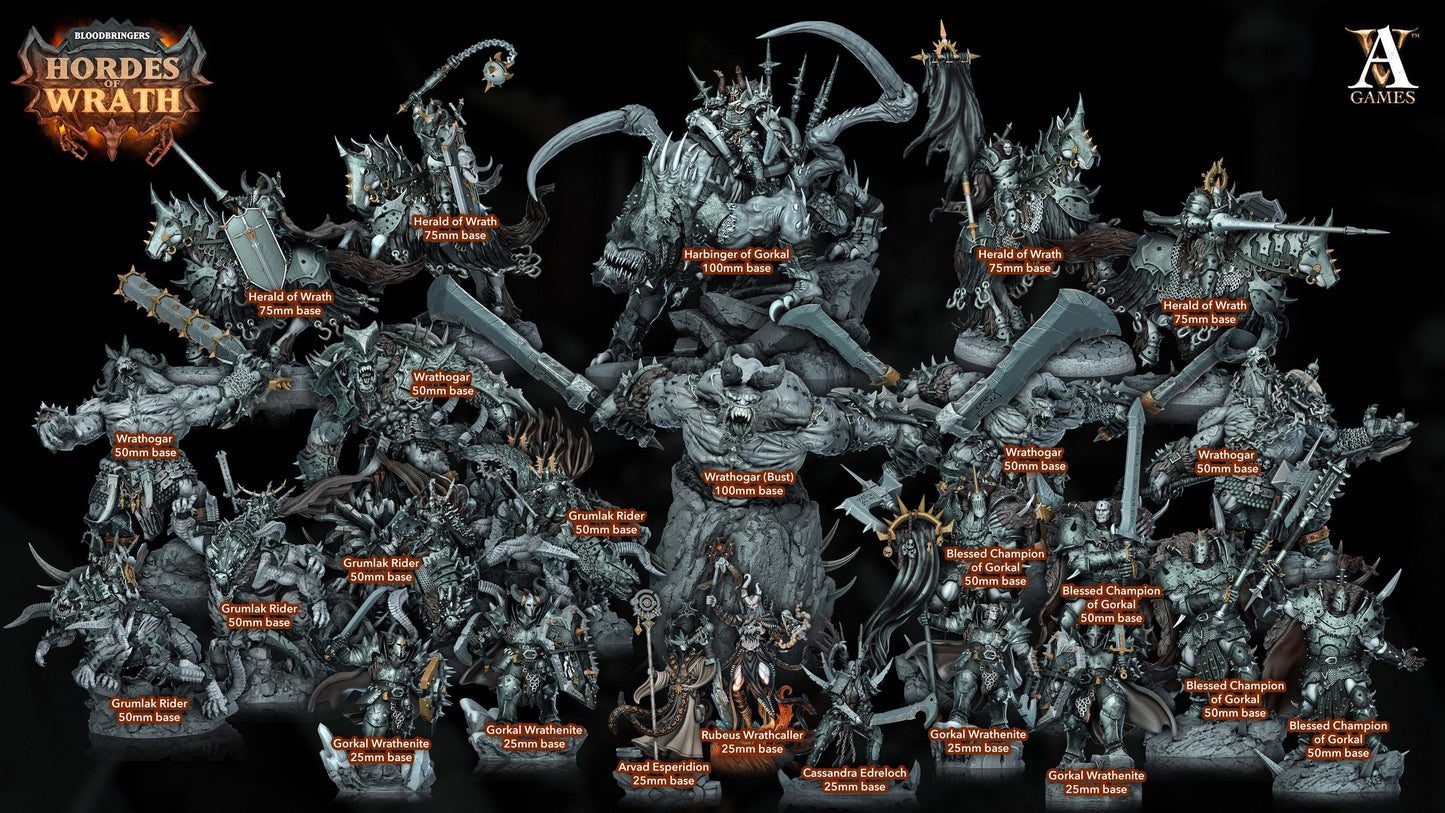 a bunch of different types of warhammers