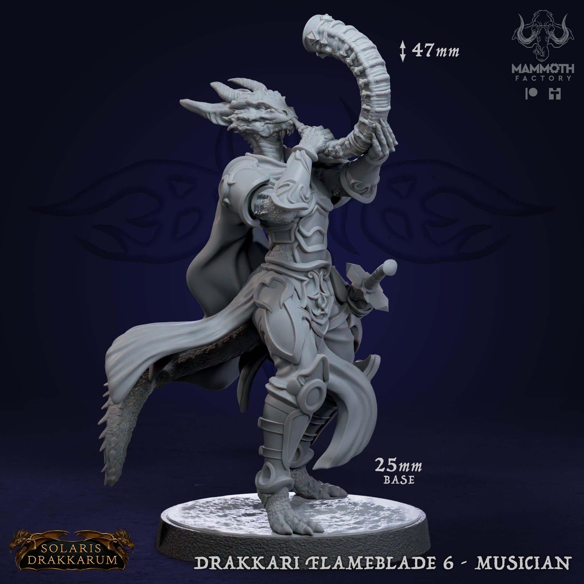 a statue of a demon holding a sword
